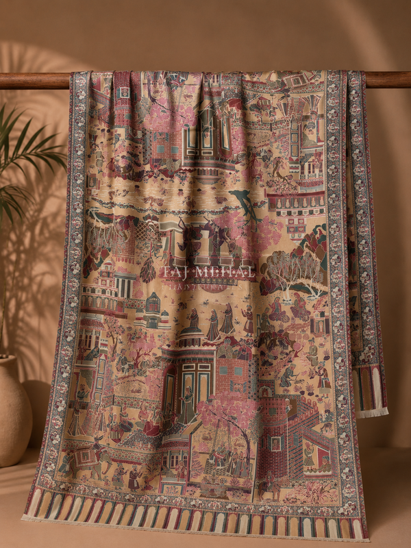 Pashmina kani shawls- 08