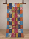 Hand Work Silk Kantha Stitch Stole - 05