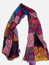 Bengal Kantha Handwork Patchwork Reversible Silk Stole