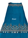 3-Piece Kani Woolen unstitched Suit - Teal