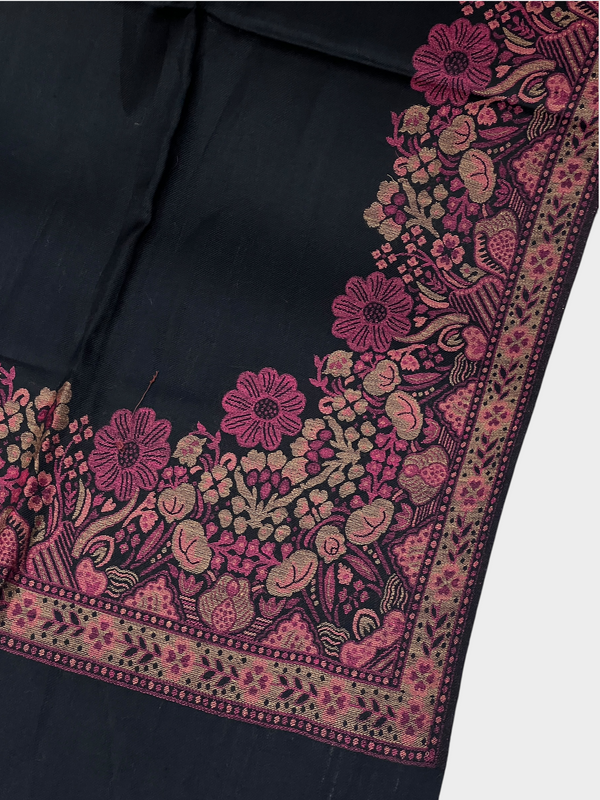 3d kani woolen Border shawl - 03