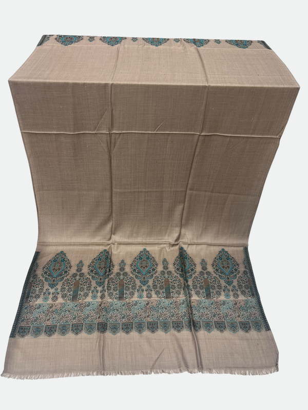 Kani Woolen Pula Border Shawl