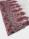 Pure Pashmina Hand-Embroidered Sozni Border Shawl - 02 - Tajmehalhandicrafts