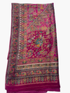 Royal Pink Shikargah Banjara Silk Wedding Shawl (3-Meter Grand Size)