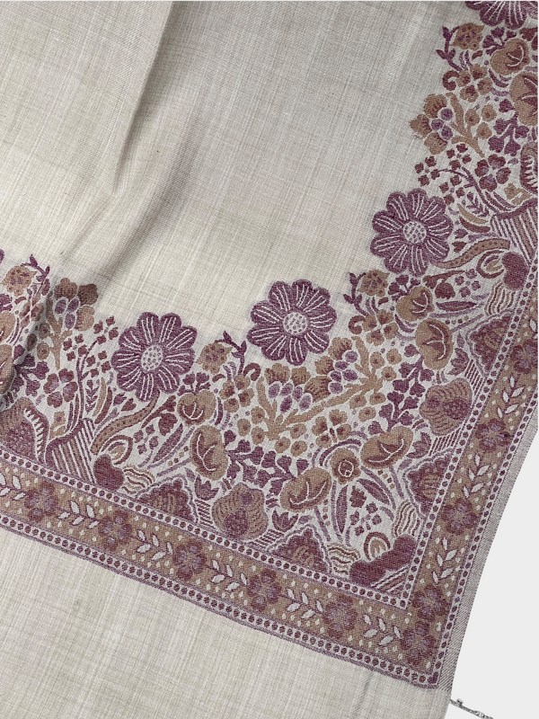 3d kani woolen Border shawl