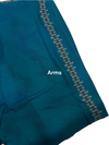 3-Piece Kani Woolen unstitched Suit - Teal