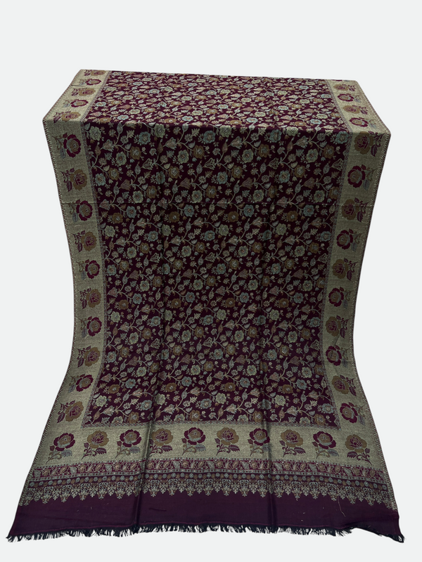 Traditional Pakistani Kani Wool Shawls - 02