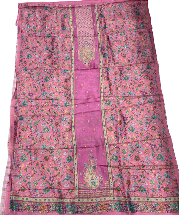 Pink Maharani Unstitched Suits