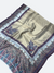 Traditional Kashmiri moonlight 3d kani Border - 01