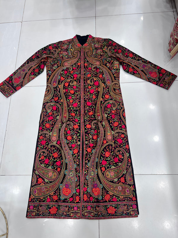 One-of-a-Kind Handmade Kilimkar Kashmiri Coat