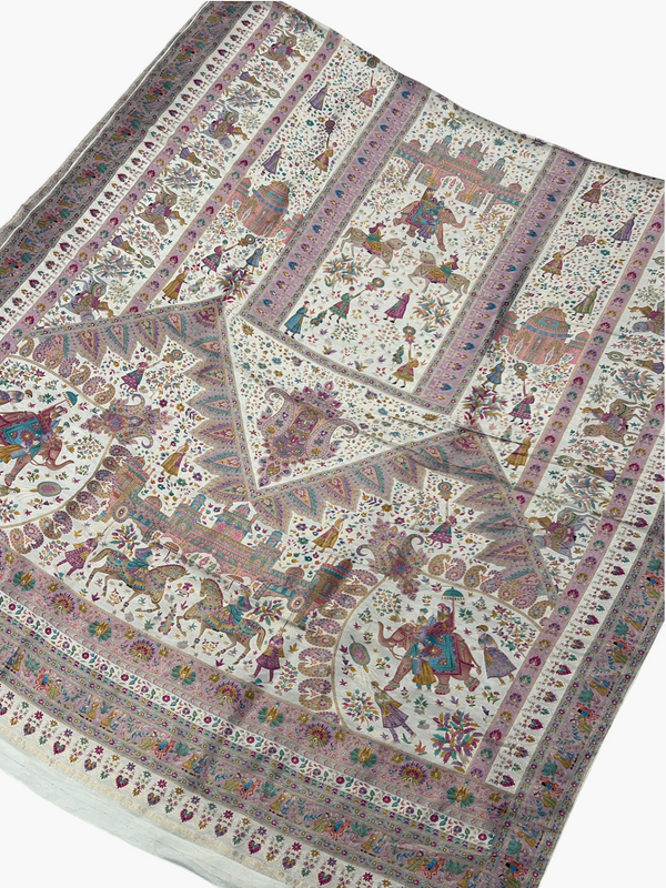 Shikargah Banjara Silk Wedding Wrap (3-Meter Extra Grand Size)