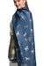 Twinlight reversible horse moonlight design shawl - Blue