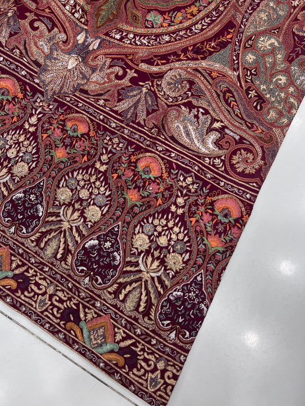 Handmade Kilimkari with Tilla Work Coat