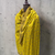 Jali Pure Pashmina Hand Embroidered Shawl – Mustard Yellow with Black Sozni Work