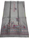 Skin Color Shikargah Kani Pashmina Unstitched 3-Piece Suit