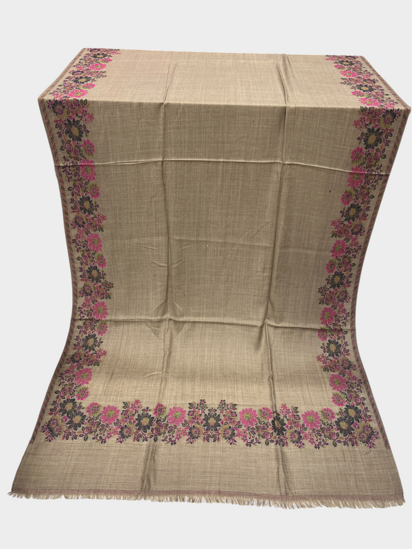 3d kani woolen Border shawl - 12