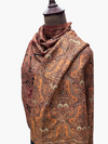 Sunday Monday kani Moonlight Shawl Black with Rust