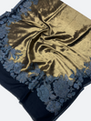 Traditional Kashmiri moonlight 3d kani Border - 09