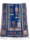 Mughal Art Pure Indian Kani Silk with Moonlight Work 3PC Unstitched