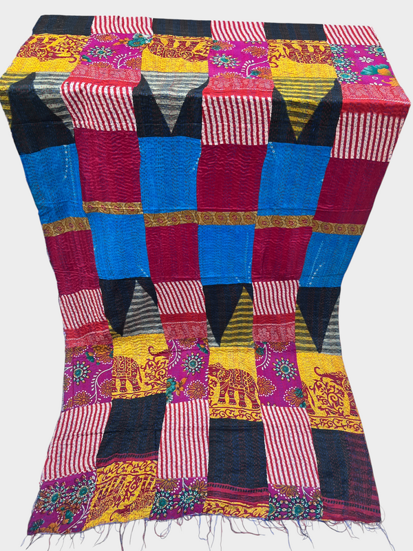 Buy Kantha Embroidery Work Stoles Online