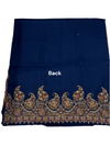 3-Piece Kani Woolen unstitched Suit - Blue