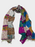 Hand Work Silk Kantha Stitch Stole - 04