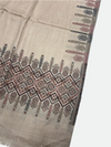 Woolen Swati Cross-Stitch Border Shawl - 03