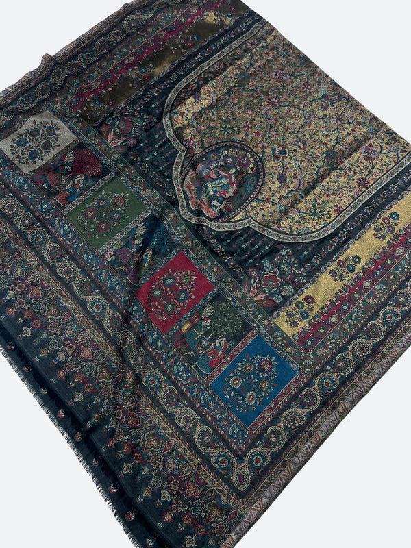 Pashmina kani shawls