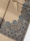 3d kani woolen Border shawl - 02