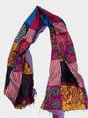 Bengal Kantha Handwork Patchwork Reversible Silk Stole