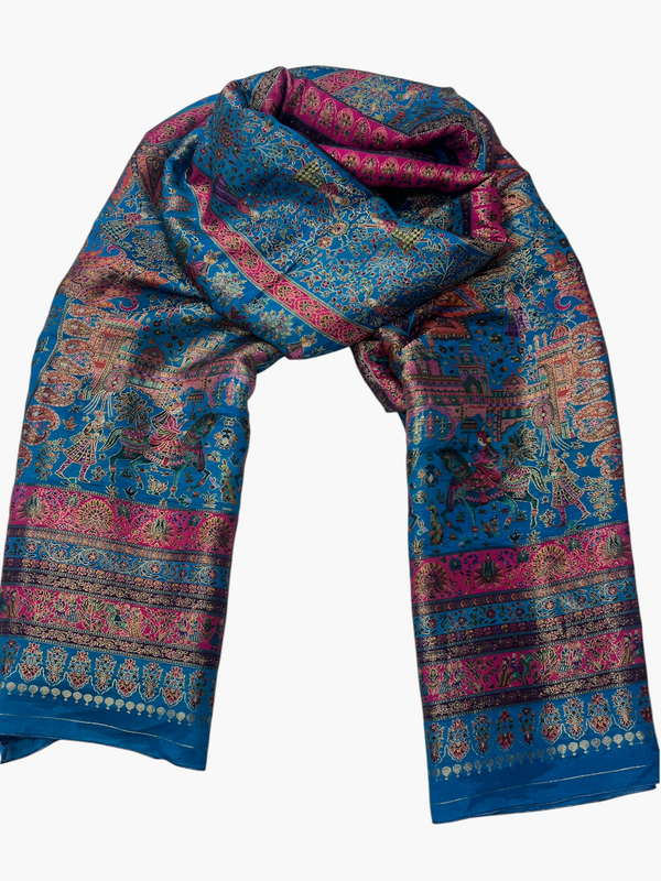 Banjara Silk Festive Shawl (3-Meter Grand Size)
