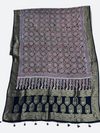 Modal Silk Ajrakh Dupatta with SILK ZARI Border