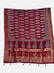 Luxury Dola Silk Ajrakh Dupatta – Traditional Hand Block Print