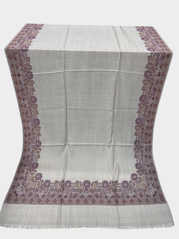 3d kani woolen Border shawl