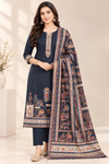 Luxury Kani Silk Wedding unstiched Suit with Moonlight Work
