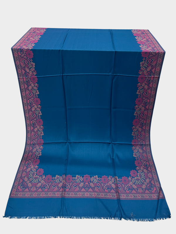 3d kani woolen Border shawl - 04