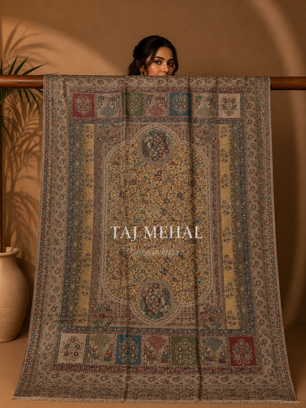 Pashmina kani shawls- 01