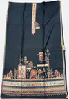 Luxury Kani Silk Wedding unstiched Suit with Moonlight Work