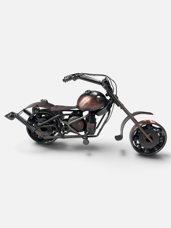 Metal Motorcycle Art Sculptures