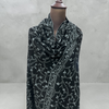 Black pure Pashmina Sozni Jaal shawl with white hand embroidery for women – Taj Mehal Handicrafts Islamabad Pakistan