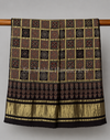 Traditional Ajrakh Design Patalo Gajji Silk Duppata