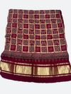 Traditional Ajrakh Design Patalo Gajji Silk Duppata