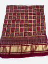 Traditional Ajrakh Design Patalo Gajji Silk Duppata
