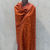 Rust pure Pashmina Kashmiri shawl with light rust Sozni hand embroidery for women – Taj Mehal Handicrafts Islamabad Pakistan