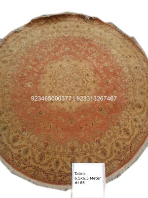 Tabriz Shahi Round Rug: 6.5 x 6.5