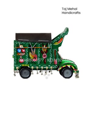 Handmade Wooden Pakistani Traditional Truck with Truck Art