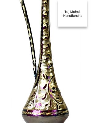 Beautiful Handmade Brass Flower Vase 6″