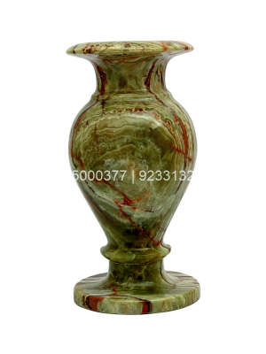 Decorative Multi Green Onyx Flower Vase