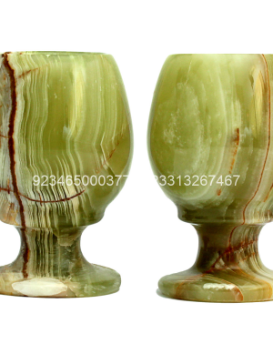 Multi Green Onyx Sherry Glass 3″( Pack Of 6 )