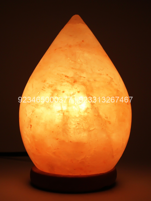 Tear Drop Shape Natural Air Purifying Himalayan Salt Lamp 7-8″